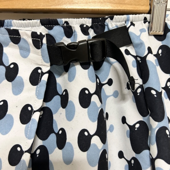 Terry Cycling Skirt Women's Medium White/Black/Blue  Active Outdoor Padded - Picture 2 of 10